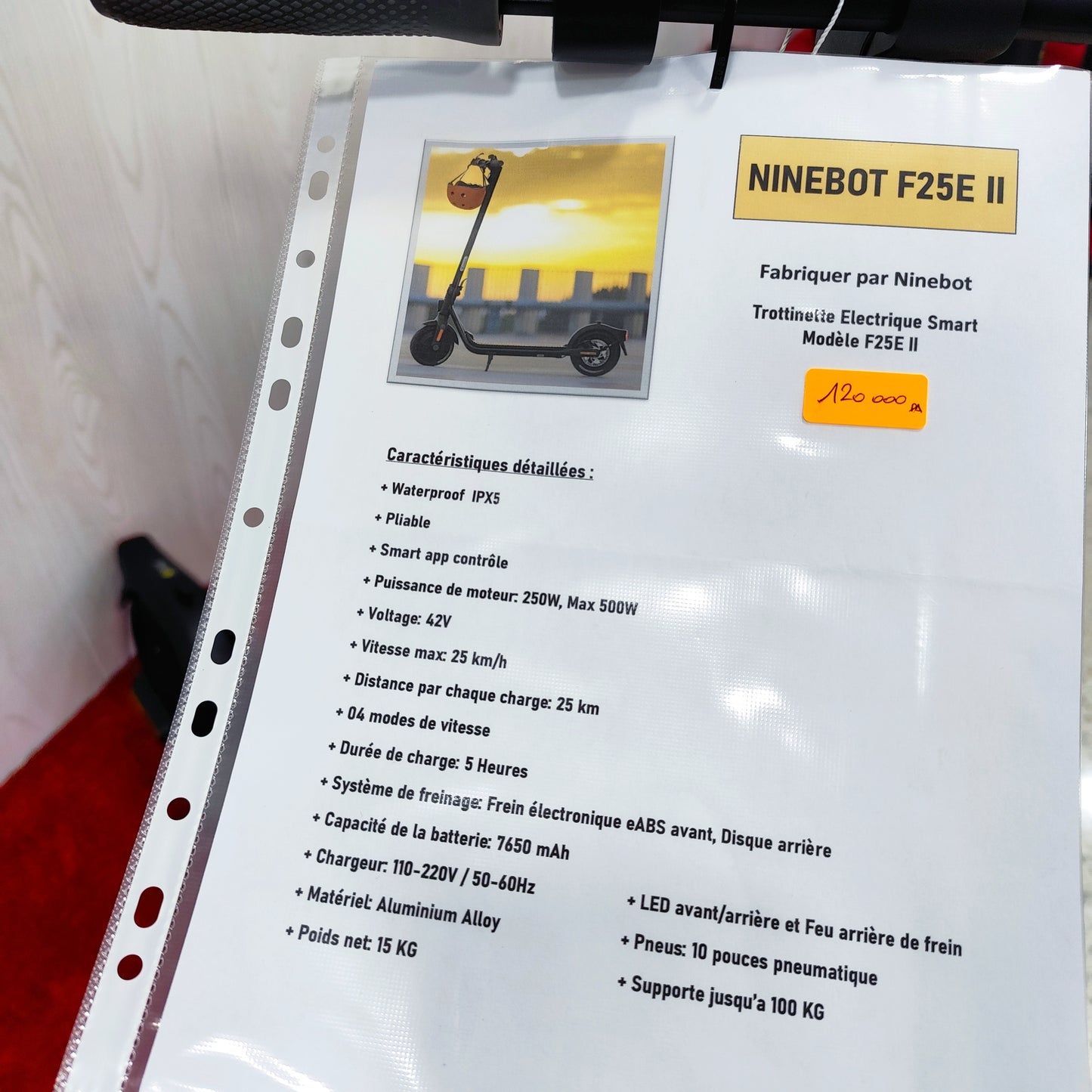 Ninebot F25E Trottinette Électrique 🛴