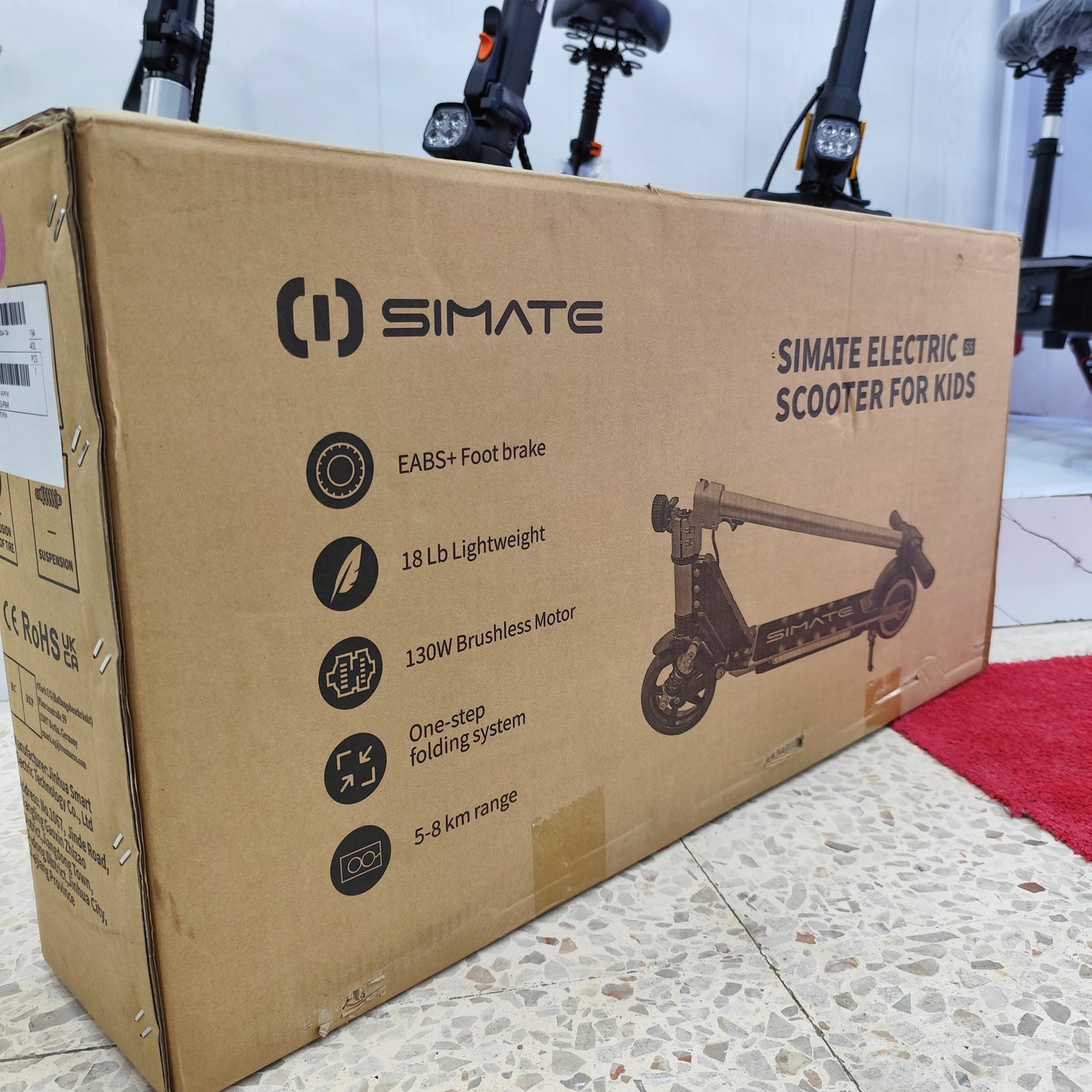 Trottinette Électrique Enfants Simate S5 | Sous Emballage i Germany