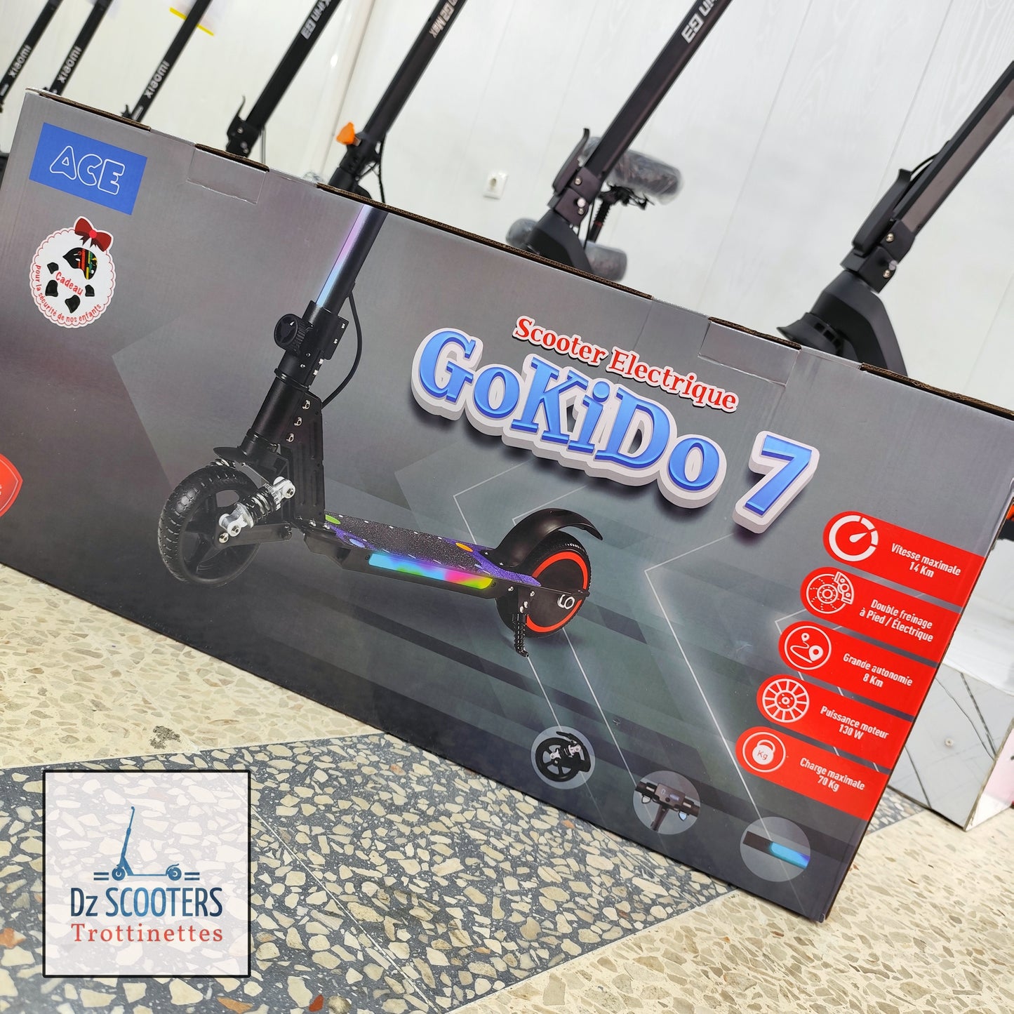 Trottinette Électrique ACE GOKIDO 7 🎉 PRIX CHOC !