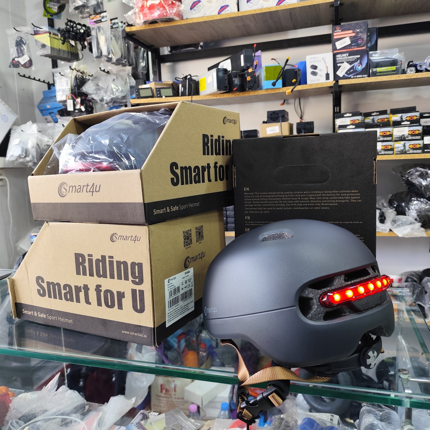Casque Smart pour Moto - Trottinette - Velo Électrique 🛵
