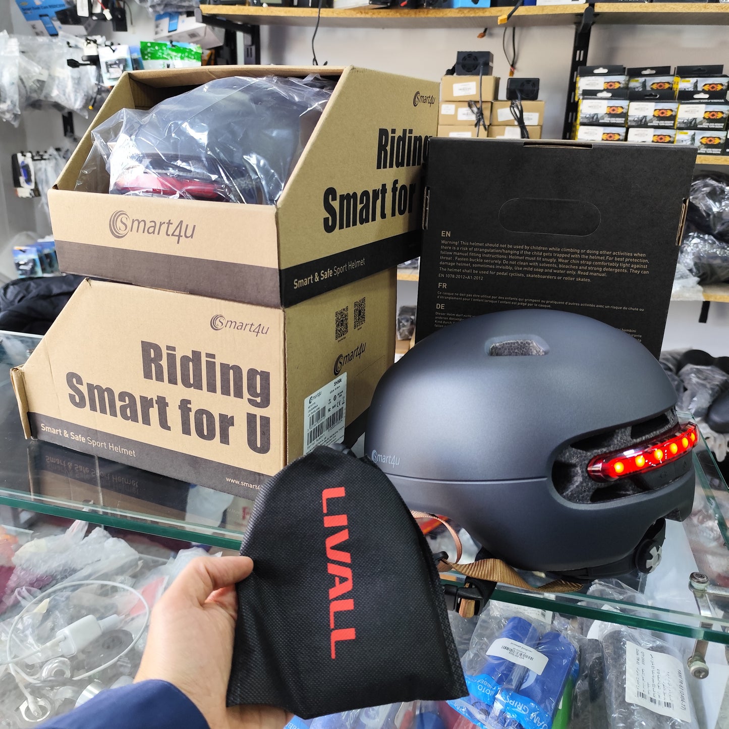 Casque Smart pour Moto - Trottinette - Velo Électrique 🛵